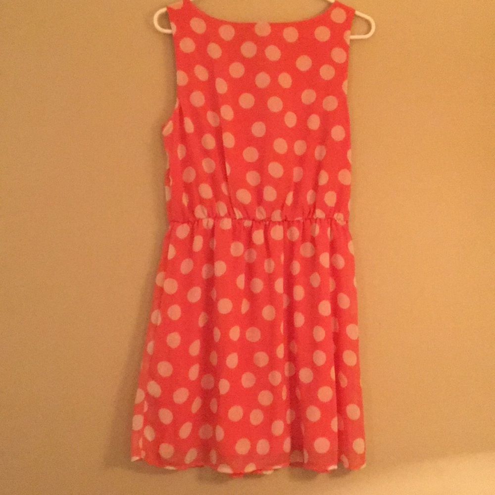 Pink polka dot dress💕